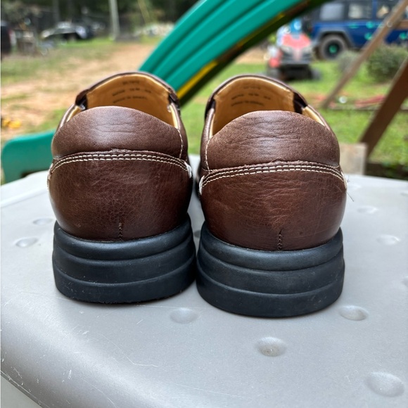 Johnston & Murphy Rich Brown Leather Slip-Ons - Picture 9 of 16